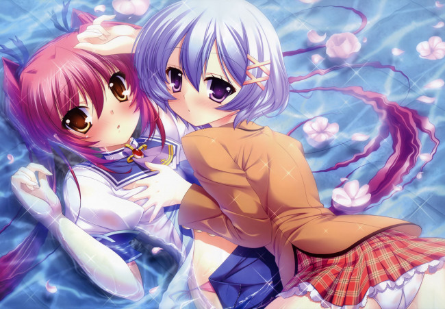 Обои картинки фото аниме, *unknown, другое, девушки