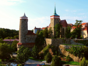 Картинка германия саксония баутцен города улицы площади набережные улица площадь дома