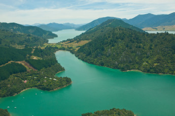 Картинка природа пейзажи южный остров пиктон новая зеландия