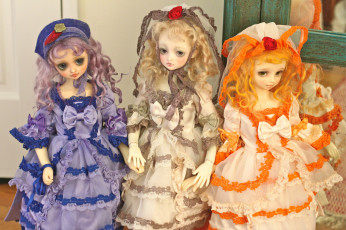 Картинка разное игрушки куклы