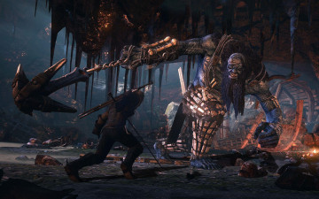 Картинка the witcher wild hunt видео игры сражение