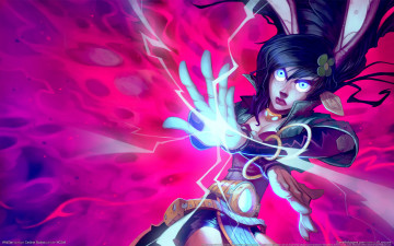 Картинка wildstar видео игры колдунья волшебница магия