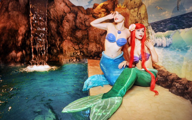 Обои картинки фото -Unsort Креатив, девушки, unsort, креатив, русалки