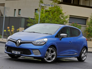 Картинка автомобили renault синий 2014г clio gt au-spec