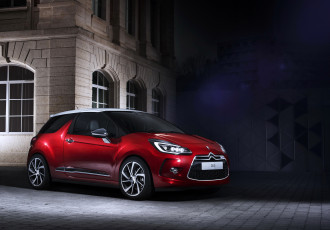 Картинка 2015+citroen+ds3 автомобили citroen огни красный ночь