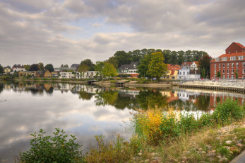 Картинка райнфельд++германия города -+улицы +площади +набережные набережная река дома германия райнфельд