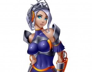 Картинка разное арты девушка взгляд фон