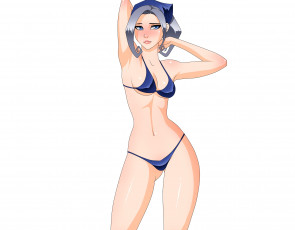 Картинка разное арты девушка взгляд фон