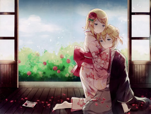 Картинка аниме vocaloid арт вокалоид