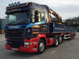 Картинка автомобили scania грузовик седельный тягач тяжелый