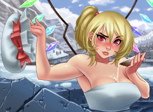 Картинка разное арты девушка взгляд фон