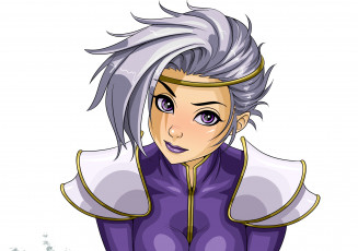 Картинка разное арты девушка взгляд фон