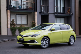 Картинка автомобили toyota corolla желтый 2015г sport ascent