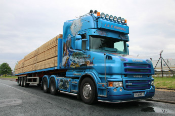 Картинка автомобили scania грузовик тяжелый тягач седельный