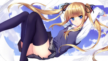 Картинка аниме saenai+heroine+no+sodatekata saenai heroine no sodatekata sawamura spencer eriri bisonbison блондинка девушка арт