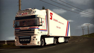 Картинка автомобили 3д седельный грузовик тягач тяжелый