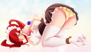 Картинка разное арты девушка взгляд фон попа трусики