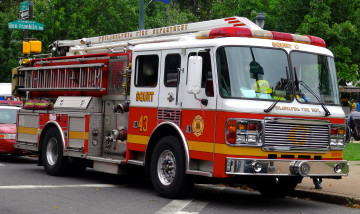 обоя автомобили, пожарные машины, пожарный, автомобиль