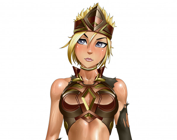 Обои картинки фото разное, арты, девушка, взгляд, фон