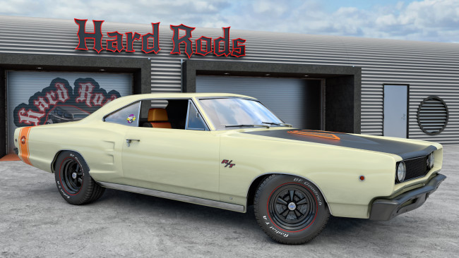 Обои картинки фото автомобили, 3д, dodge