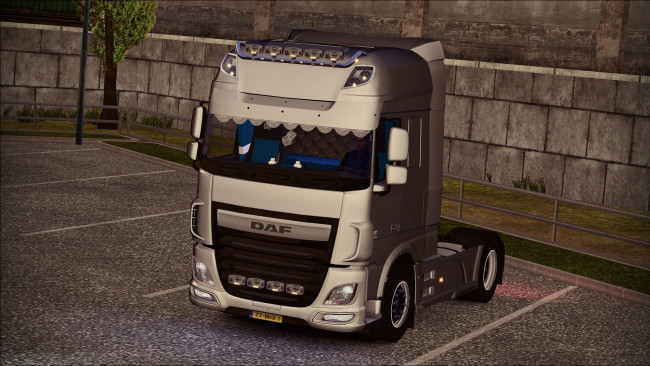 Обои картинки фото автомобили, 3д, тягач, седельный, грузовик, тяжелый