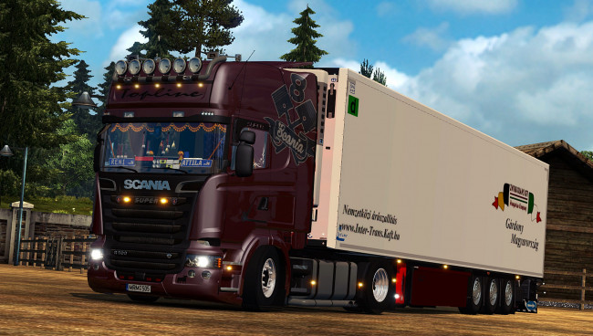 Обои картинки фото автомобили, 3д, грузовик, тягач, седельный, тяжелый