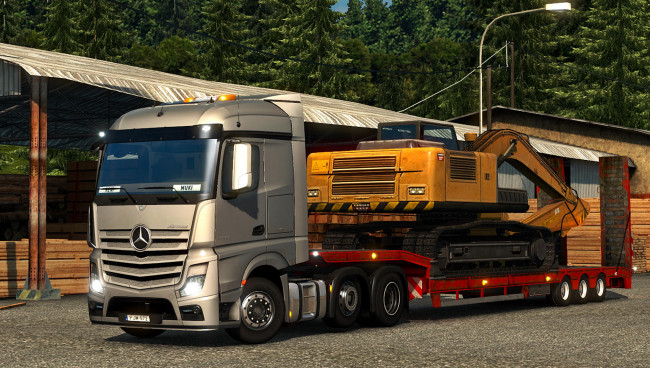 Обои картинки фото автомобили, mercedes trucks, грузовик, тяжелый, тягач, седельный