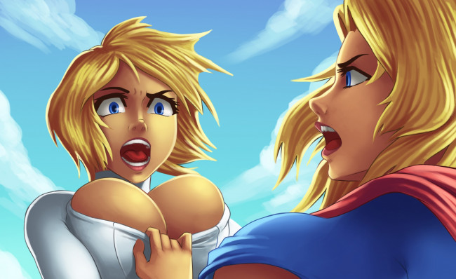 Обои картинки фото разное, арты, фон, взгляд, девушки