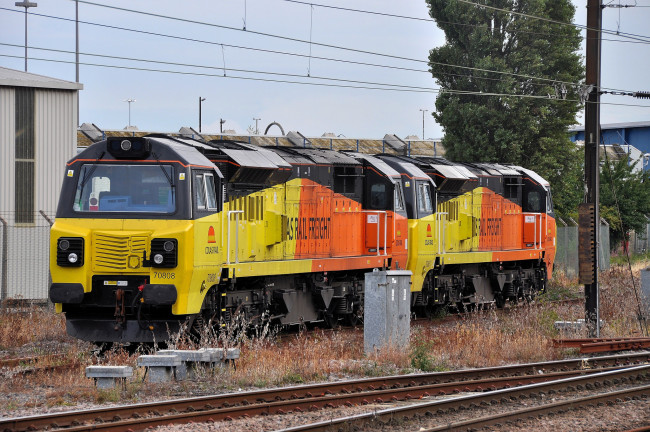 Обои картинки фото техника, локомотивы, локомотив, рельсы, дорога, железная