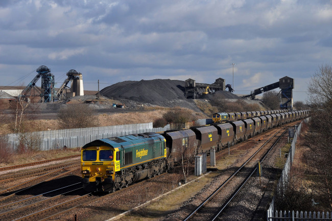 Обои картинки фото техника, поезда, железная, дорога, рельсы, состав, локомотив