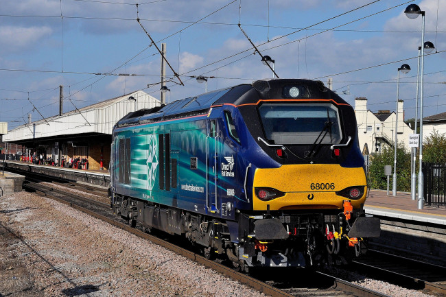 Обои картинки фото техника, локомотивы, локомотив, рельсы, дорога, железная