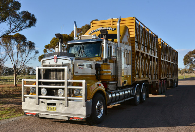 Обои картинки фото kenworth t908, автомобили, kenworth, тягач, седельный, грузовик, тяжелый