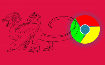 Картинка компьютеры google +google+chrome логотип фон