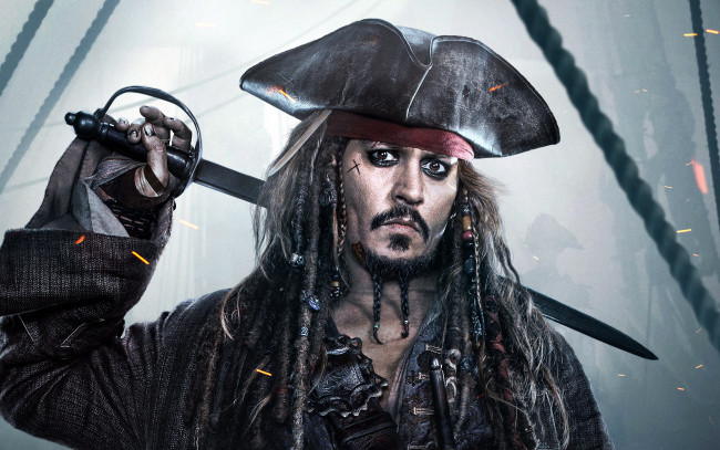 Обои картинки фото кино фильмы, pirates of the caribbean,  dead men tell no tales, johnny, depp