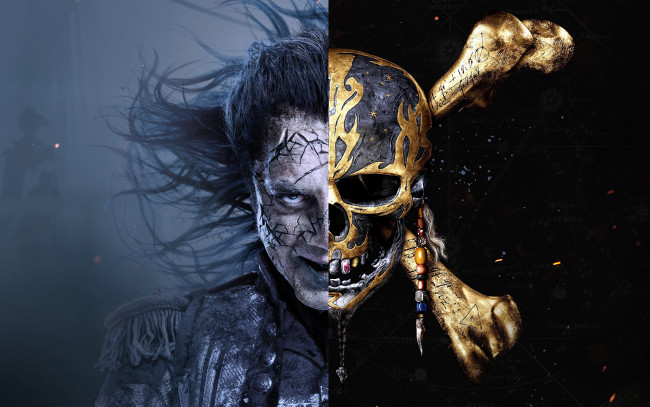 Обои картинки фото кино фильмы, pirates of the caribbean,  dead men tell no tales, коллаж