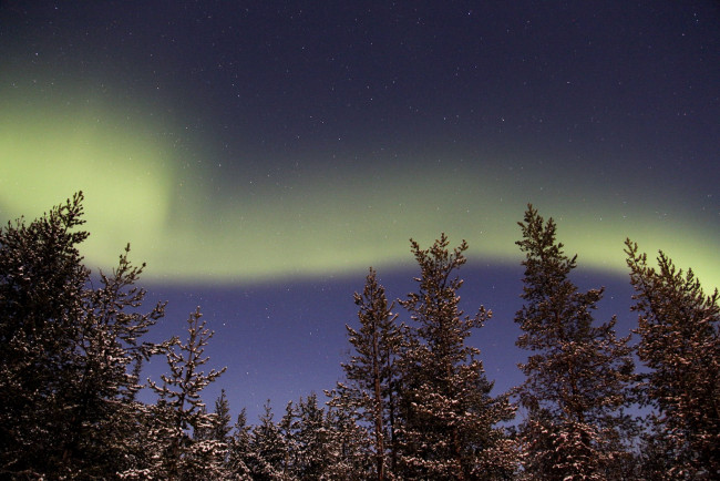 Обои картинки фото природа, северное сияние, сполохи