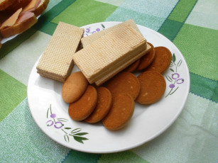 Картинка еда пирожные +кексы +печенье вафли