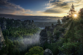 Картинка природа восходы закаты простор