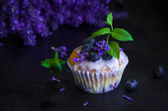 Картинка еда пирожные +кексы +печенье кекс