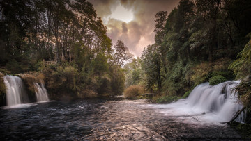 Картинка природа водопады простор