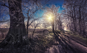 Картинка природа восходы закаты простор