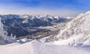 Картинка природа горы снег