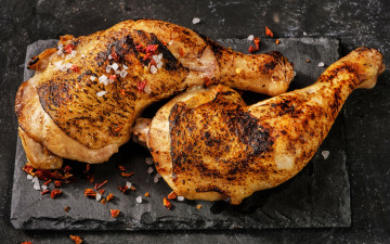 Картинка еда мясные+блюда окорочка