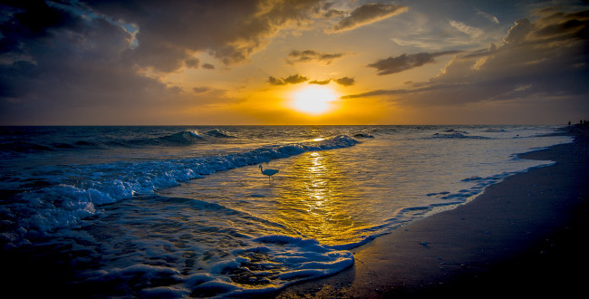 Обои картинки фото природа, восходы, закаты, простор