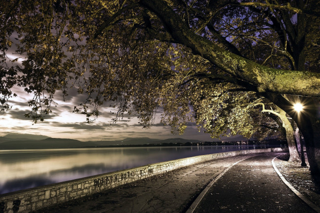 Обои картинки фото природа, дороги, шоссе, река