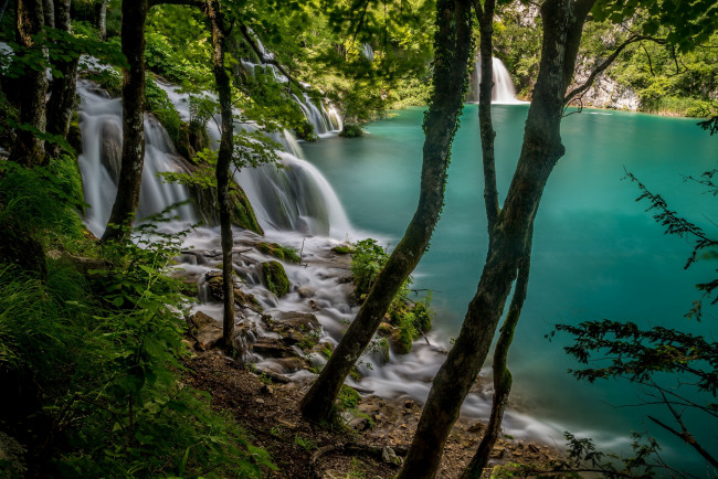 Обои картинки фото природа, водопады, простор