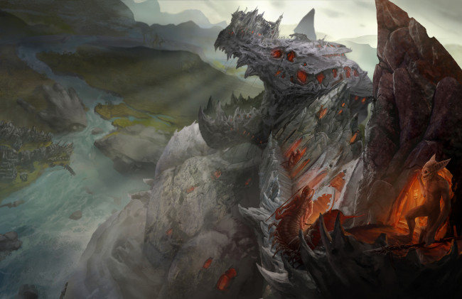 Обои картинки фото фэнтези, существа, фон