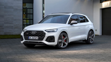 Картинка audi+sq5+3 0+tdi автомобили audi белый здание плитка