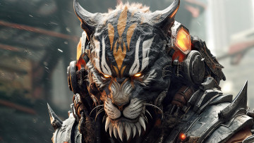 Картинка фэнтези роботы +киборги +механизмы нейросети графика нейроарт ai art нейронные сети рисунки нейро искусство