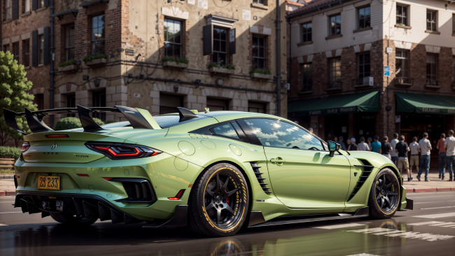 Обои картинки фото автомобили, 3д, нейросети, графика, нейроарт, ai, art, нейронные, сети, рисунки, нейро, искусство, авто